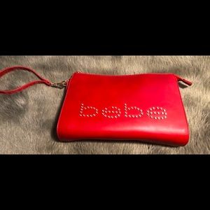 ❤️‍🔥❤️Bebe Clutch in RED Leather❤️❤️‍🔥